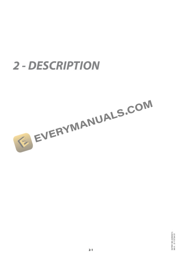 Manitou MI-X 15 D Y ST3A S1 to MI-X 35 G G S1 Operator Manual 647991EN-USM4A092021 4 Manitou MI-X 15 D Y ST3A S1 to MI-X 35 G G S1 Operator Manual 647991EN-USM4A092021 - Image 2