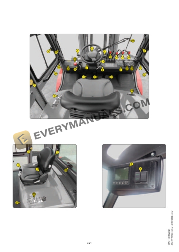 Manitou MI-X 80 D C ST3A S2, MI-X 100 D C ST3A S2, MI 80 D ST4 S2, MI 100 D ST4 S2 Operator Manual 647651EN 5 Manitou MI-X 80 D C ST3A S2, MI-X 100 D C ST3A S2, MI 80 D ST4 S2, MI 100 D ST4 S2 Operator Manual 647651EN - Image 3