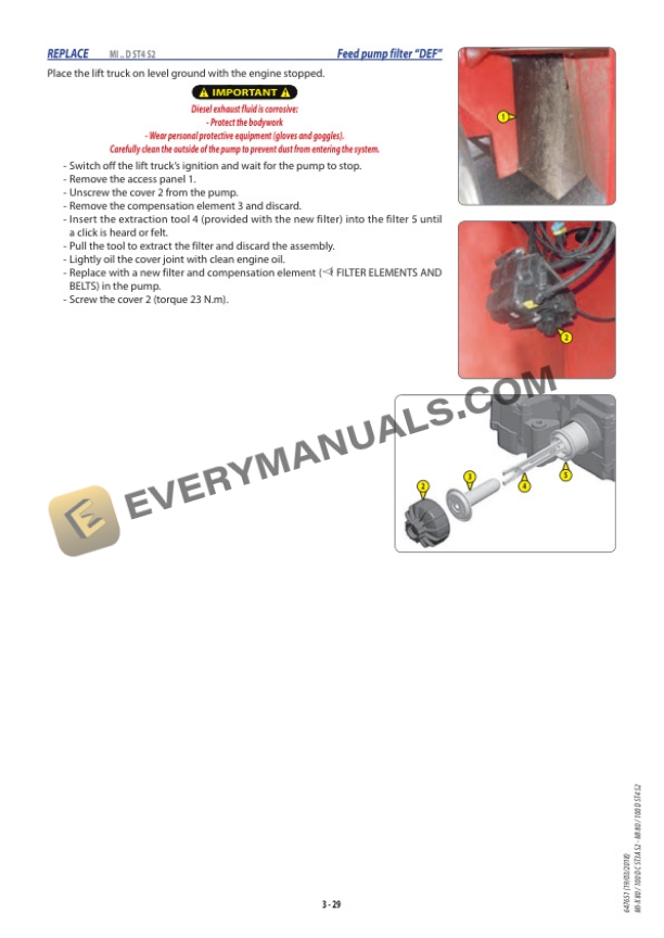 Manitou MI-X 80 D C ST3A S2, MI-X 100 D C ST3A S2, MI 80 D ST4 S2, MI 100 D ST4 S2 Operator Manual 647651EN 7 Manitou MI-X 80 D C ST3A S2, MI-X 100 D C ST3A S2, MI 80 D ST4 S2, MI 100 D ST4 S2 Operator Manual 647651EN - Image 5