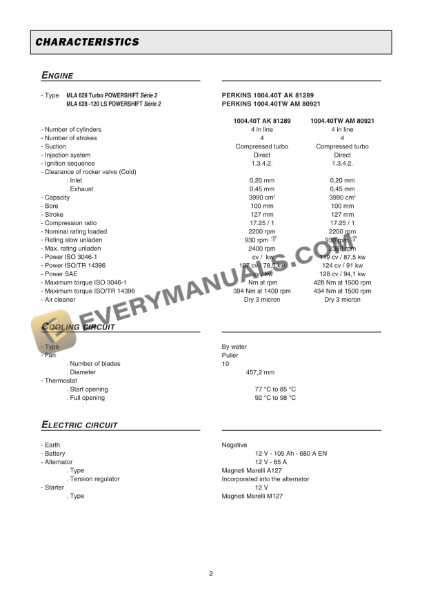 manitou mla 628 turbo powershift s2 mla 628 120 ls powershift s2 repair manual 547860 1