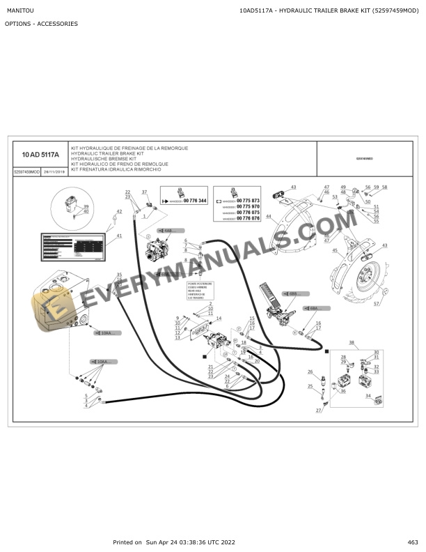 Manitou MLA-T 533 145 V PLUS D ST4 S1 Parts Manual 649045 7 Manitou MLA-T 533 145 V PLUS D ST4 S1 Parts Manual 649045 - Image 5