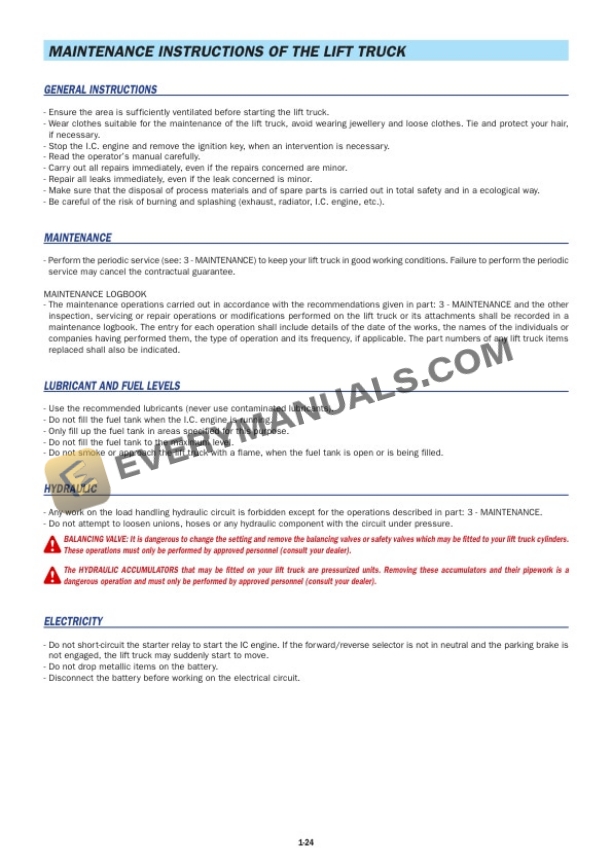 Manitou MLT 523 Turbo Evolution SC-E3, MT 620 Turbo Evolution SC-E3 Operator Manual 647011EN 4 Manitou MLT 523 Turbo Evolution SC-E3, MT 620 Turbo Evolution SC-E3 Operator Manual 647011EN - Image 2