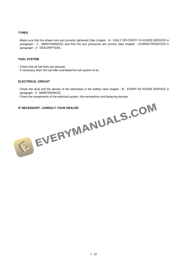 Manitou MLT 524-527 Serie 1 - Turbo, MLT 524-527 Serie 1 - Mono-Ultra, MLT 524-527 Serie 1 - Turbo Mono-Ultra Operator Manual 547106EN-2