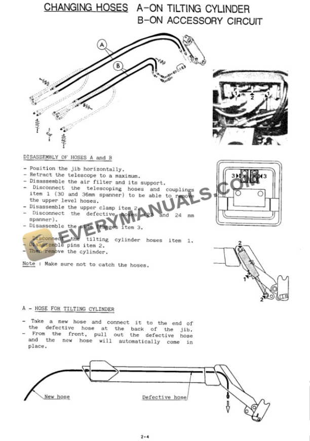 Manitou MLT 626 Repair Manual 47917-2