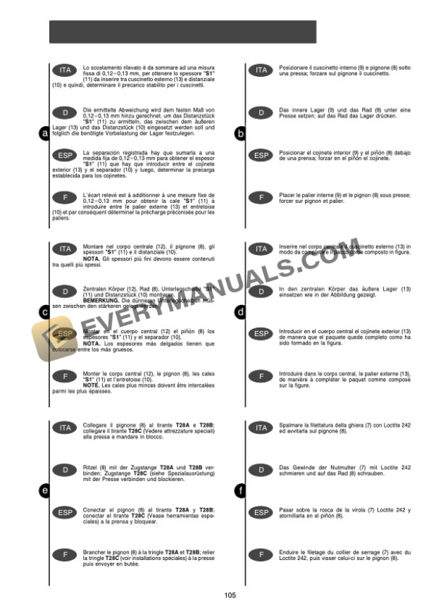 Manitou MLT 627 Compact SB-E2 to MLT 627 Turbo Compact Mono-Ultra SB-E2 Repair Manual 547907EN-5