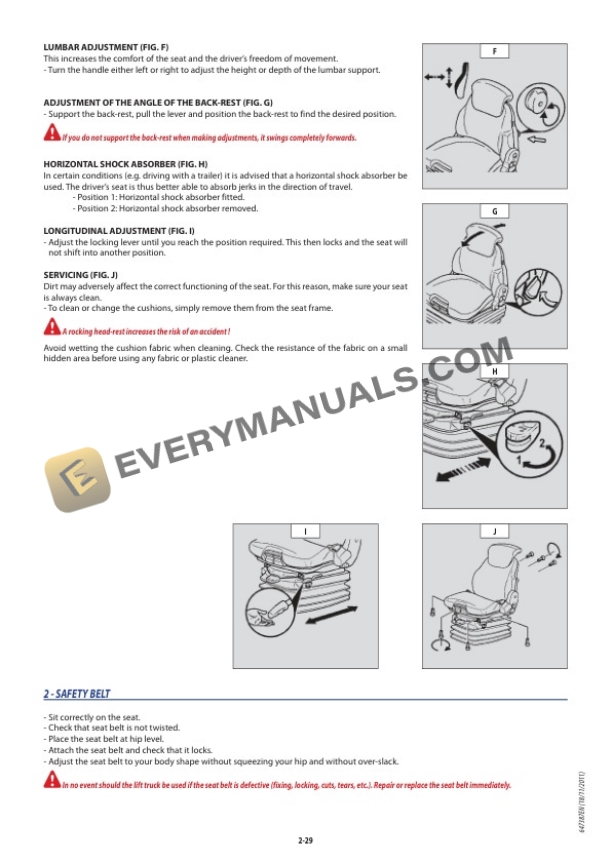 Manitou MLT 634 -120 LSU SG-E3, MLT 634 -120 LSU PS SG-E3, MLT 735 -120 LSU S7-E3 Operator Manual 647387EN 5 Manitou MLT 634 -120 LSU SG-E3, MLT 634 -120 LSU PS SG-E3, MLT 735 -120 LSU S7-E3 Operator Manual 647387EN - Image 3
