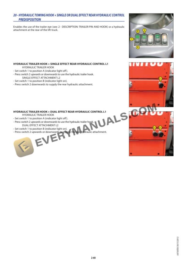 Manitou MLT 634 -120 LSU SG-E3, MLT 634 -120 LSU PS SG-E3, MLT 735 -120 LSU S7-E3 Operator Manual 647387EN 6 Manitou MLT 634 -120 LSU SG-E3, MLT 634 -120 LSU PS SG-E3, MLT 735 -120 LSU S7-E3 Operator Manual 647387EN - Image 4