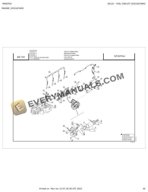 Manitou MLT 634 120D ST4 S1 Parts Manual 647537 4 Manitou MLT 634 120D ST4 S1 Parts Manual 647537 - Image 2