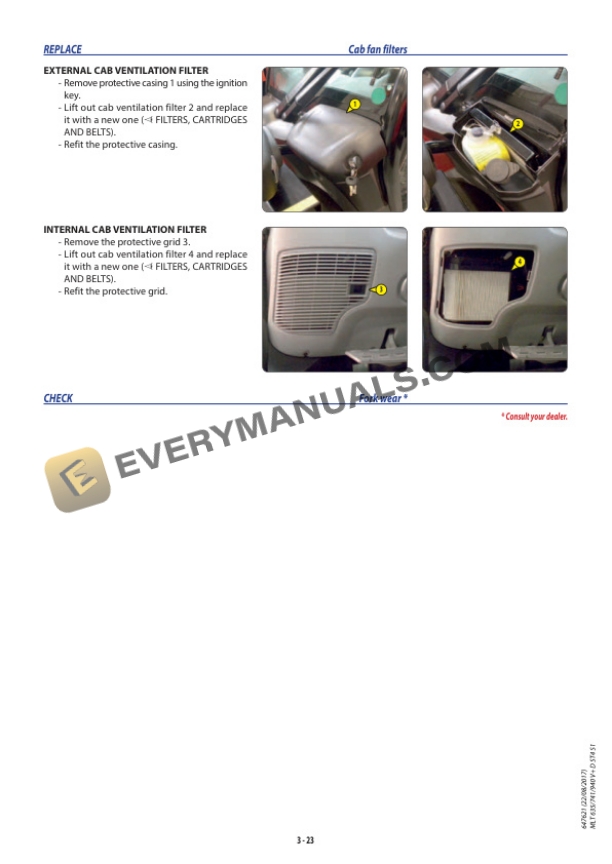 Manitou MLT 635 140 V Plus D ST4 S1, MLT 741 140 V Plus D ST4 S1, MLT 940 140 V Plus D ST4 S1 Operator Manual 647621EN 7 Manitou MLT 635 140 V Plus D ST4 S1, MLT 741 140 V Plus D ST4 S1, MLT 940 140 V Plus D ST4 S1 Operator Manual 647621EN - Image 5