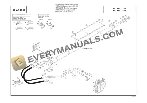 Manitou MLT 840-115 PS, MLT 840-137 PS, MLT 1040-137 PS Parts Manual CD647269-3