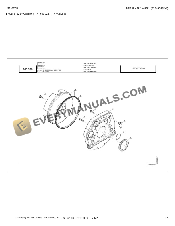 Manitou MLT 840 145 PS JD ST4 S1 Parts Catalog 647600 4 Manitou MLT 840 145 PS JD ST4 S1 Parts Catalog 647600 - Image 2