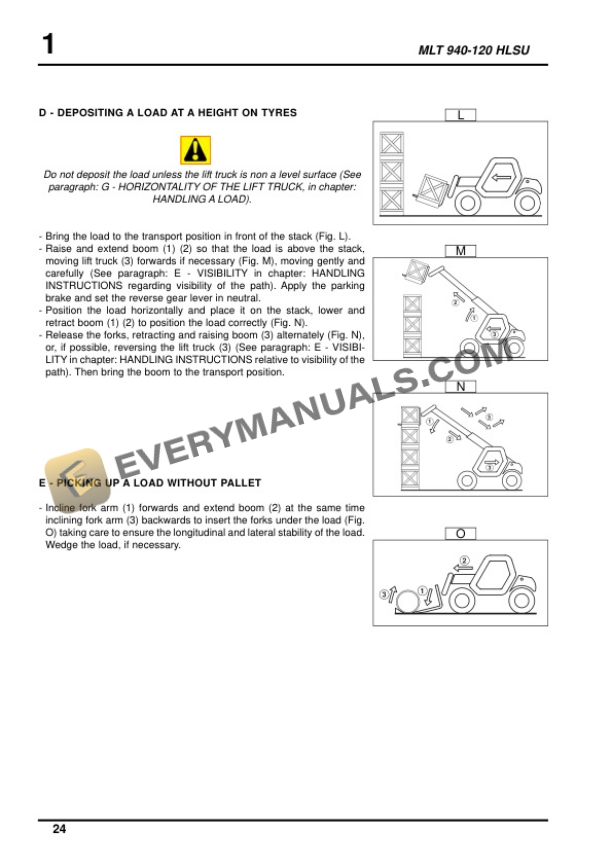 Manitou MLT 940-120 HLSU Use and Maintenance Manual 648307EN-2