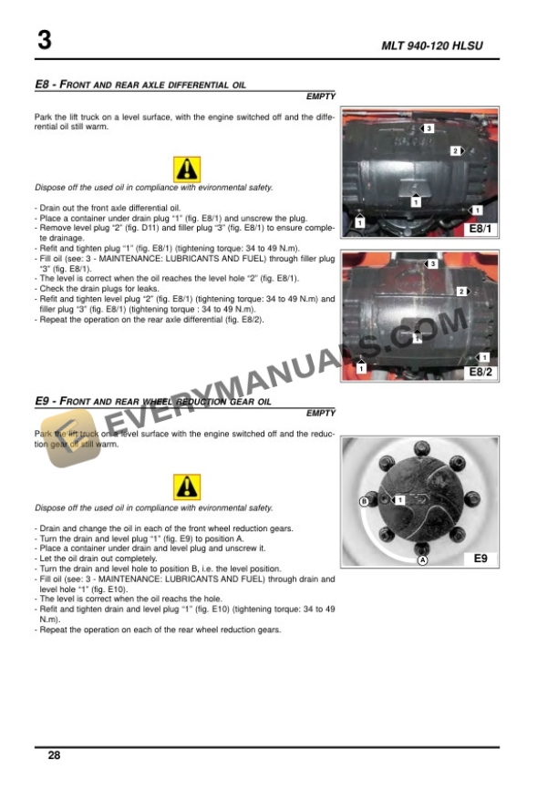 Manitou MLT 940-120 HLSU Use and Maintenance Manual 648307EN-4