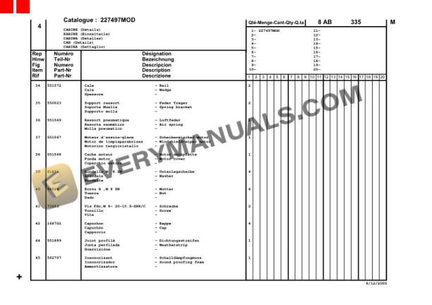 Manitou MLT 940-120 LSU Turbo Series 3-E2 Parts Manual 547850P-2
