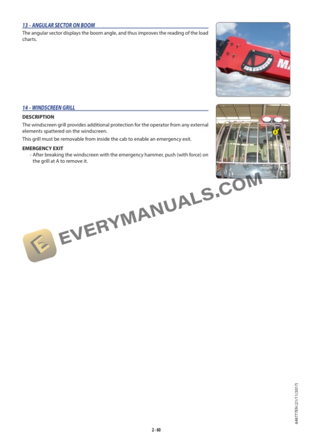 Manitou MLT 960 Operator Manual 648777EN-4