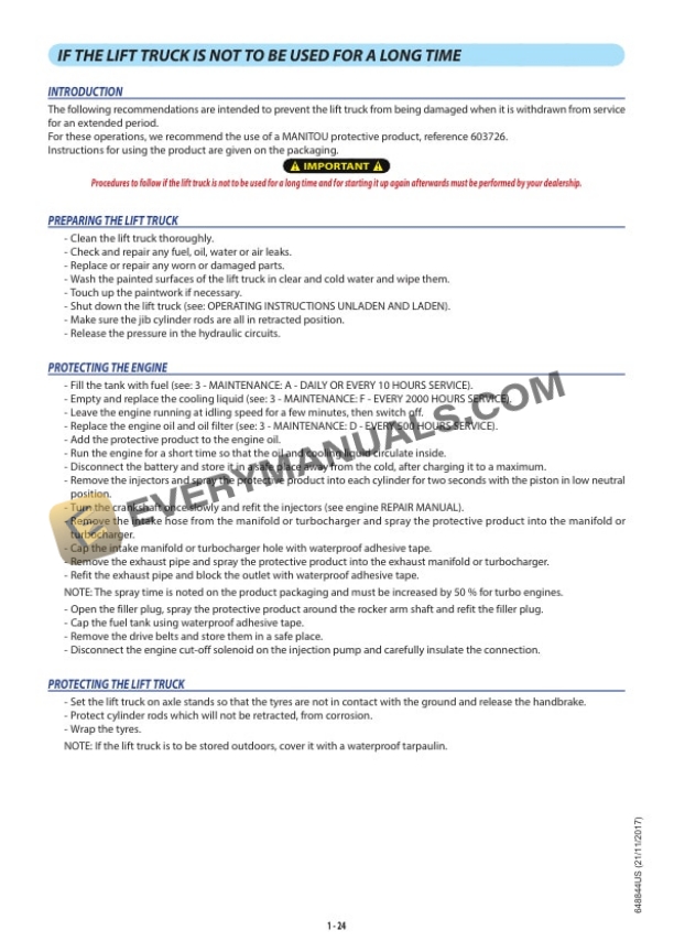 Manitou MLT 960 Operator Manual 648844US 4 Manitou MLT 960 Operator Manual 648844US-2