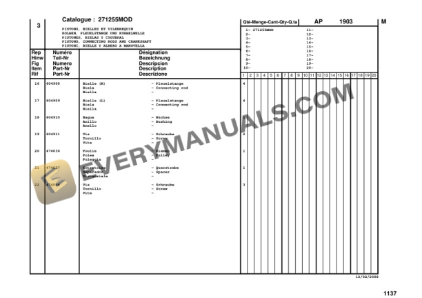 Manitou MLT735 120 LSU Series 4-E3 Parts Manual 547977P-5