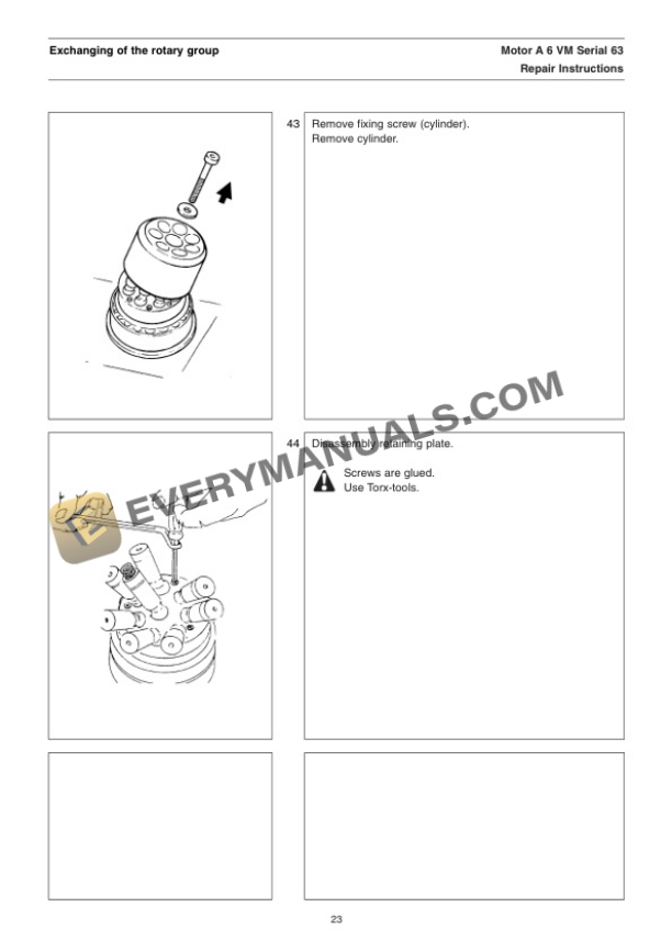 Manitou MLT845 H Turbo LSU Series 2-E2 to MT1745 HSL Turbo Ultra Series 2-E2 Repair Manual M120EN-4