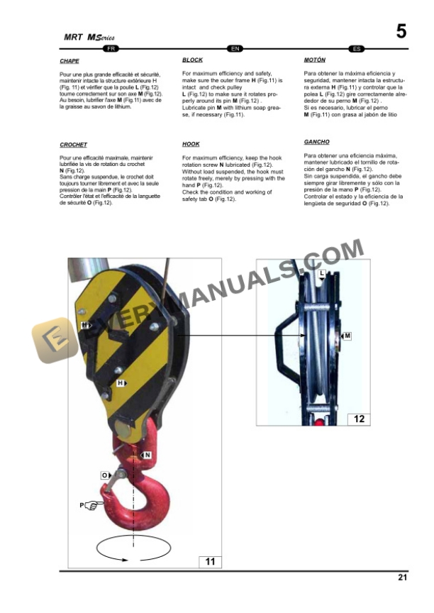 Manitou MRT 1432-1635 M Series E2 Operator Manual 648319 FR-EN-ES-2