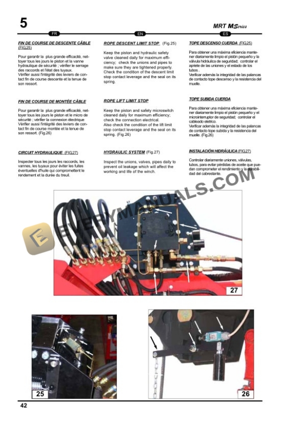 Manitou MRT 1432-1635 M Series E2 Operator Manual 648319 FR-EN-ES-3