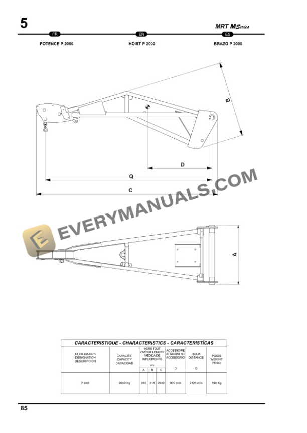 Manitou MRT 1432-1635 M Series E2 Operator Manual 648319 FR-EN-ES-5