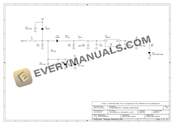 Manitou MRT 1432 M Series Electrical System 80-6-M75EN-4