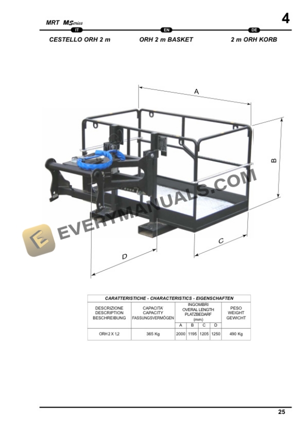 Manitou MRT 1432 M Series, MRT 1542 M Series, MRT 1635 M Series, MRT 1742 M Series Operator Manual 648428 IT-EN-DE-4