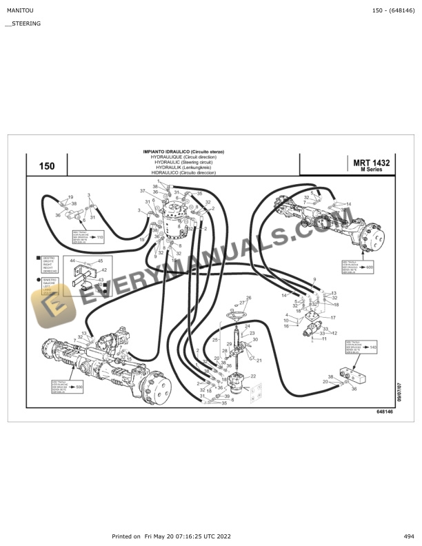 Manitou MRT 1432 M Series Parts Manual 648146 6 Manitou MRT 1432 M Series Parts Manual 648146 - Image 4