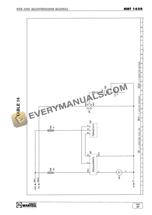 Manitou MRT 1650 Comfort Line Use and Maintenance Manual 547549EN-5