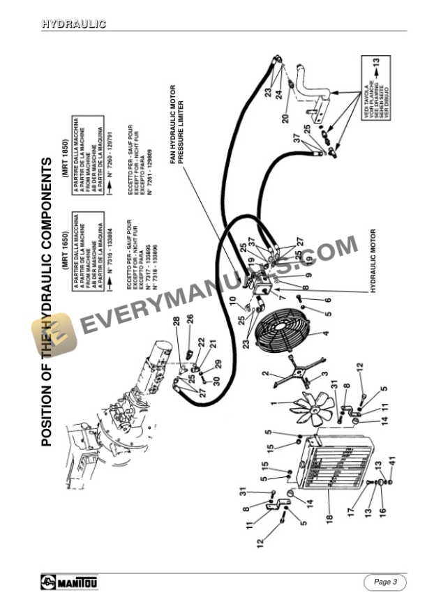 Manitou MRT 1650, MRT 1850 Repair Manual 547606EN-4