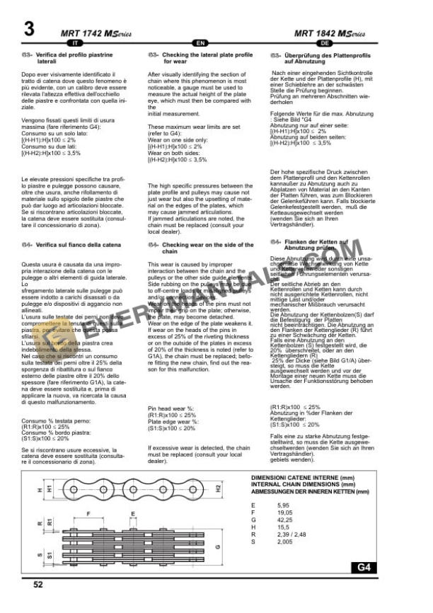 Manitou MRT 1842 (360-400) M Series E3 User Handbook 648441 IT-EN-DE-4