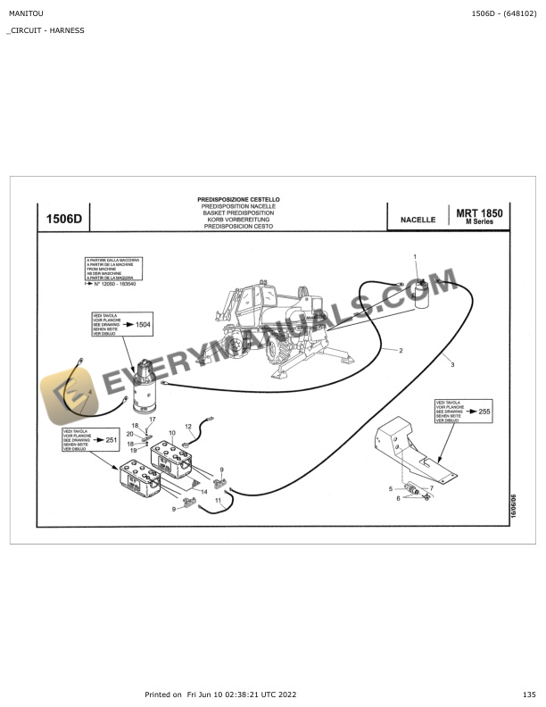 Manitou MRT 1850 M Series Parts Manual 648102 4 Manitou MRT 1850 M Series Parts Manual 648102 - Image 2