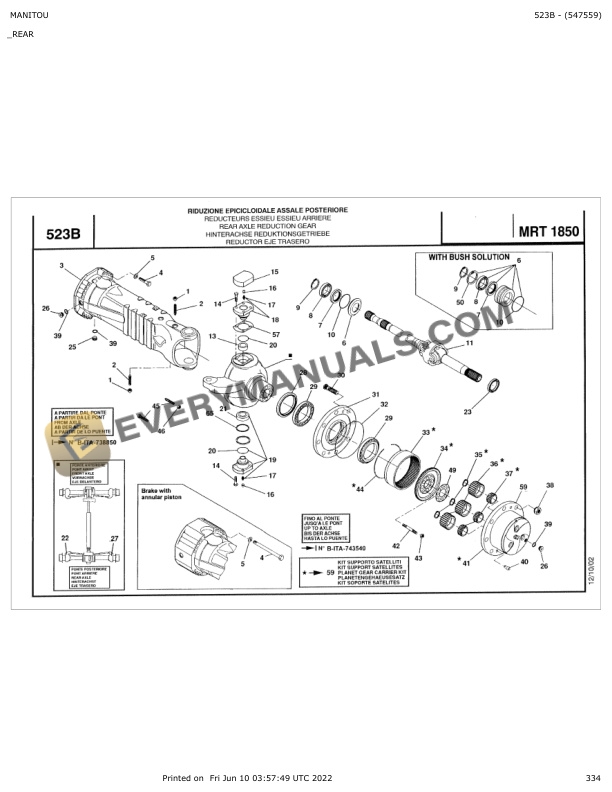 Manitou MRT 1850 Parts Manual 547559 5 Manitou MRT 1850 Parts Manual 547559 - Image 3