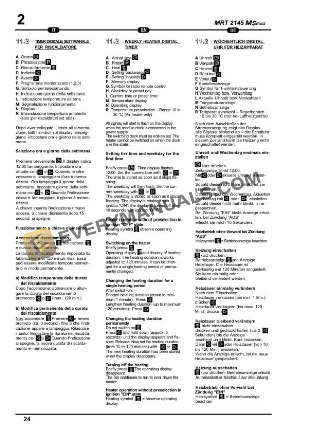 Manitou MRT 2145 M Series User Handbook 648093 IT-EN-DE-2