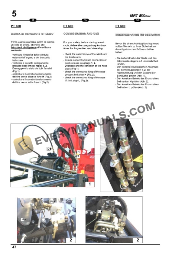 Manitou MRT 2150 M Series E2 Operator Manual 648317-2