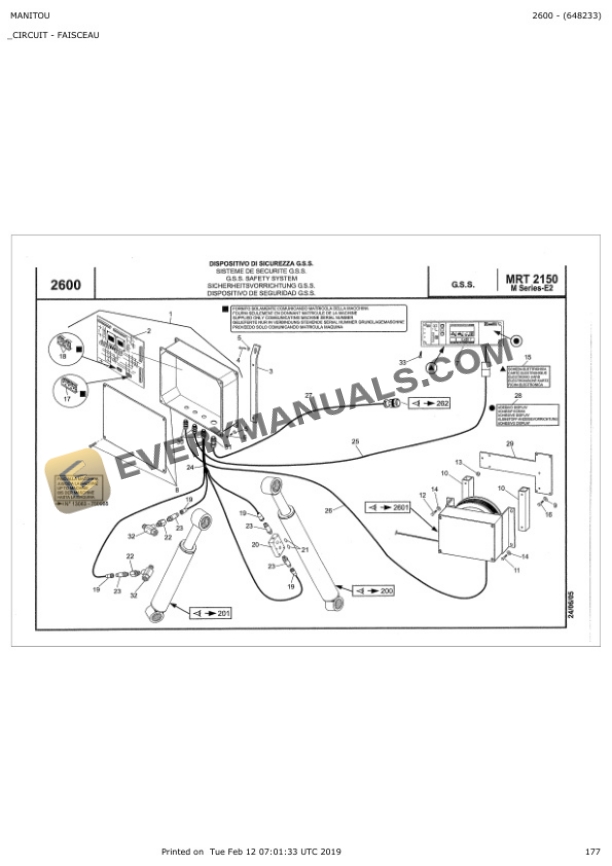 Manitou MRT 2150 M Series E2 Parts Catalog 648233 4 Manitou MRT 2150 M Series E2 Parts Catalog 648233 - Image 2