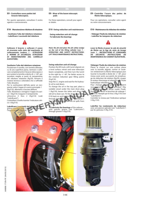 Manitou MRT 2150 Plus St.IV-Tier 4 Privilege, MRT 2540 Plus St.IV-Tier 4 Privilege Operator Manual 648880 IT-EN-FR-5