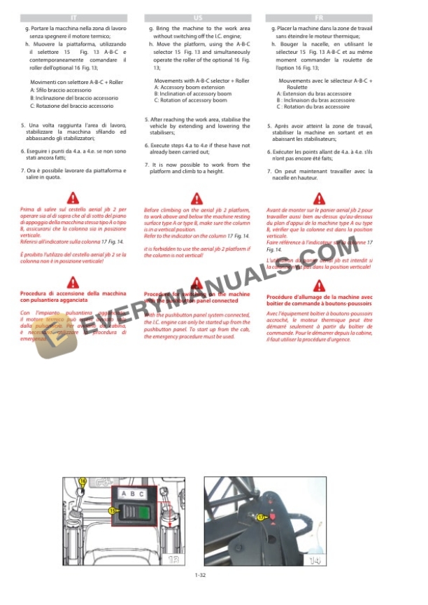 Manitou MRT EASY, MRT-X EASY Operator Manual 648942 IT-US-FR-2