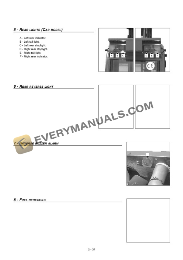 Manitou MSI 20 D, MSI 25 D, MSI 30 D, MSI 20 D BUGGIE, MSI 25 D BUGGIE, MSI 30 D BUGGIE Operator Manual 547041EN-4