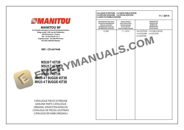 manitou msi 20 t 4st3b msi 25 t 4st3b msi 30 t 4st3b msi 35 t 4st3b mh 20 4 t buggie 4st3b mh 25 4 t buggie 4st3b parts manual cd647448 1