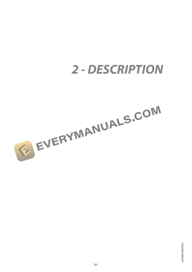 Manitou MSI 20 T S3-E3 to MH 25-4 T BUGGIE S3-E3 Operator Manual 647393EN 4 Manitou MSI 20 T S3-E3 to MH 25-4 T BUGGIE S3-E3 Operator Manual 647393EN - Image 2