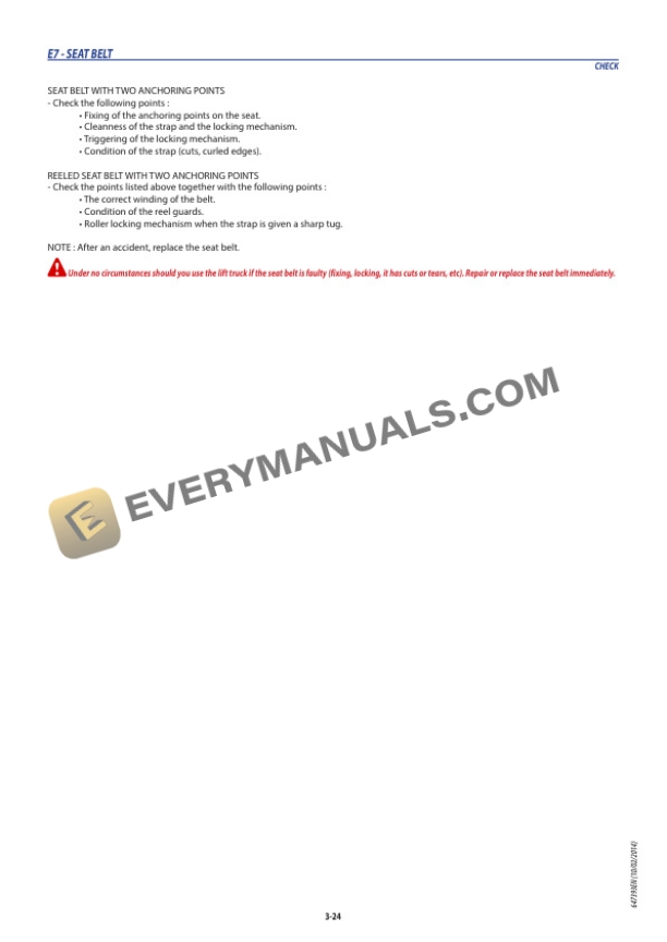 Manitou MSI 20 T S3-E3 to MH 25-4 T BUGGIE S3-E3 Operator Manual 647393EN 7 Manitou MSI 20 T S3-E3 to MH 25-4 T BUGGIE S3-E3 Operator Manual 647393EN - Image 5