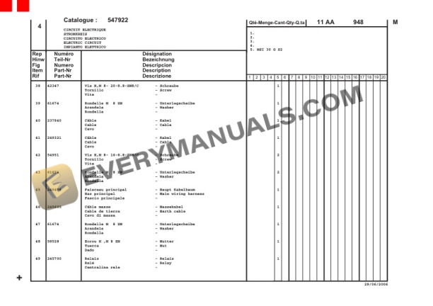 Manitou MSI 30 LPG Series 2-E Parts Manual 547922P 5 Manitou MSI 30 LPG Series 2-E Parts Manual 547922P-3