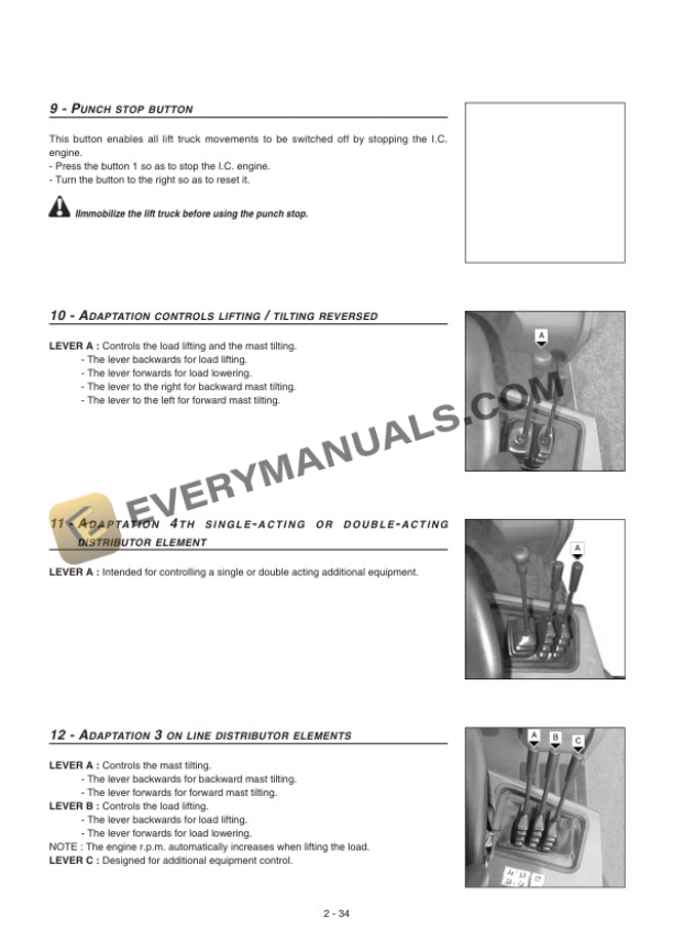 Manitou MSI 35 Turbo, MSI 35 Turbo BUGGIE Operator Manual 547822EN 6 Manitou MSI 35 Turbo, MSI 35 Turbo BUGGIE Operator Manual 547822EN-4