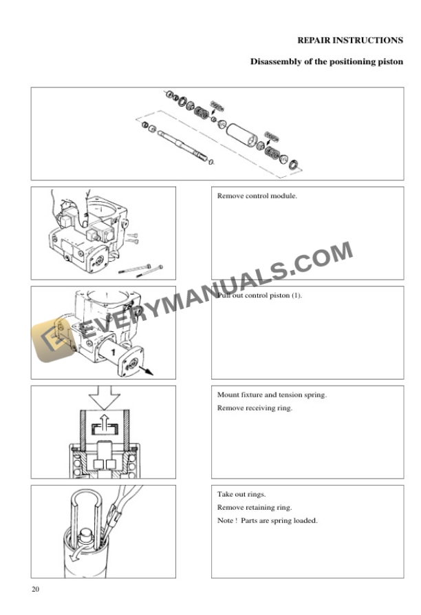Manitou MSI 40, MSI 50 Repair Manual 547783EN-5