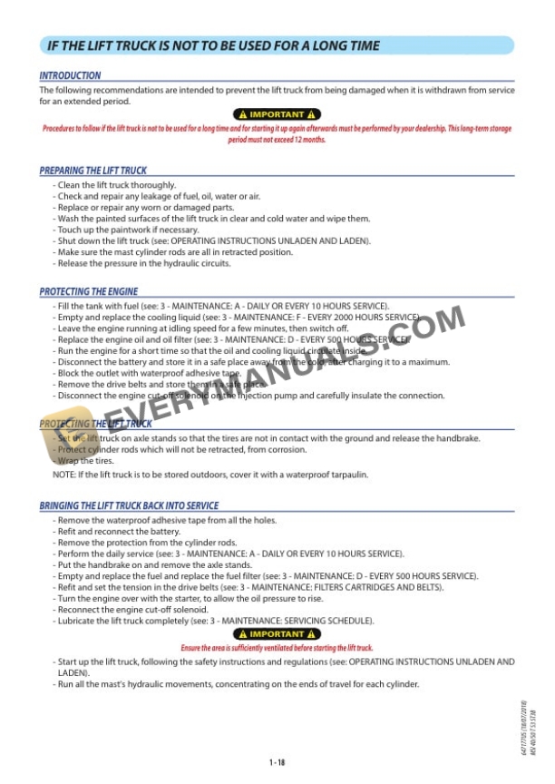 Manitou MSI 40 T S3 ST3B, MSI 50 T S3 ST3B Operator Manual 647177 US 4 Manitou MSI 40 T S3 ST3B, MSI 50 T S3 ST3B Operator Manual 647177 US - Image 2