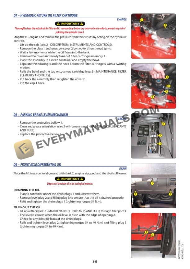 Manitou MSI 40 T S3 ST3B, MSI 50 T S3 ST3B Operator Manual 647177 US 7 Manitou MSI 40 T S3 ST3B, MSI 50 T S3 ST3B Operator Manual 647177 US - Image 5