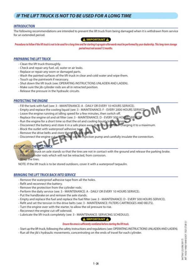 Manitou MT 1435 EASY 75D ST3B S1, MT 1440 EASY 75D ST3B S1, MT 1840 EASY 75D ST3B S1 Operator Manual 647563EN 4 Manitou MT 1435 EASY 75D ST3B S1, MT 1440 EASY 75D ST3B S1, MT 1840 EASY 75D ST3B S1 Operator Manual 647563EN - Image 2