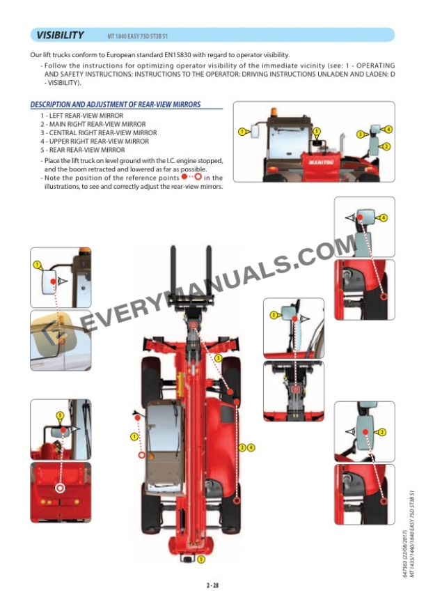 Manitou MT 1435 EASY 75D ST3B S1, MT 1440 EASY 75D ST3B S1, MT 1840 EASY 75D ST3B S1 Operator Manual 647563EN 5 Manitou MT 1435 EASY 75D ST3B S1, MT 1440 EASY 75D ST3B S1, MT 1840 EASY 75D ST3B S1 Operator Manual 647563EN - Image 3