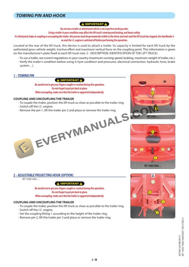 Manitou MT 1435 EASY 75D ST3B S1, MT 1440 EASY 75D ST3B S1, MT 1840 EASY 75D ST3B S1 Operator Manual 647563EN 6 Manitou MT 1435 EASY 75D ST3B S1, MT 1440 EASY 75D ST3B S1, MT 1840 EASY 75D ST3B S1 Operator Manual 647563EN - Image 4